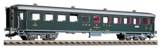 Express Passenger car 2nd class type B (heavy type)<br /><a href='images/pictures/Fleischmann/5139.jpg' target='_blank'>Full size image</a>
